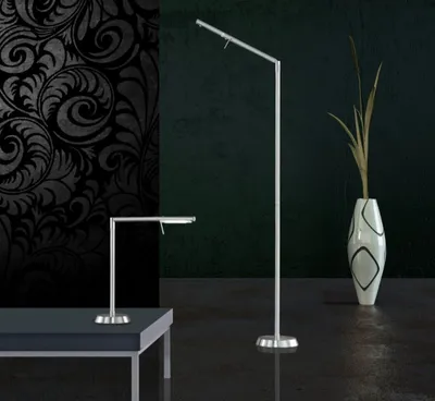 Obrázok produktu pre Strieborná stojaca lampa LED FILIGRAN od Trio 420490107