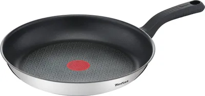 Zdjęcie produktu dla Tefal G72607, Patelnia uniwersalna, Czarny, Stal nierdzewna, Stal nierdzewna, Tytan, 175 °C, Thermo-Spot