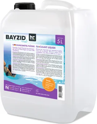 Produktbild von 1x5 L BAYZID® flüssig Flockungsmittel gegen Trübungen für sauberes Poolwasser