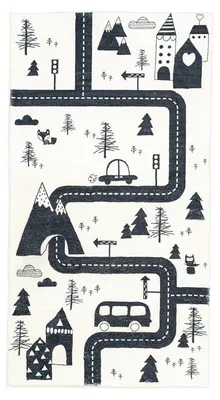 Produktbild von Spielteppich Auto - Dex Trail Schwarz | Roadtrip!