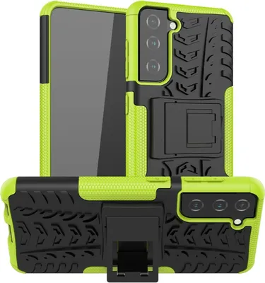 Produktbild von König Design Hülle kompatibel mit Samsung Galaxy S21 Kunststoff Soft Handyhülle - Handy Case Grün