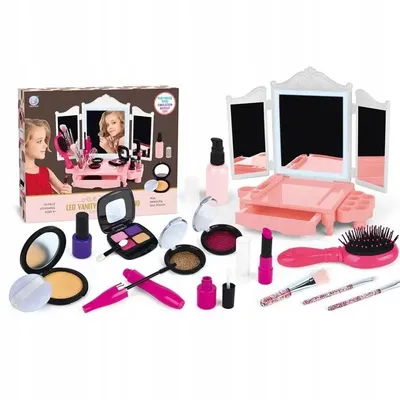 Productafbeelding van Make-Up Set, Make-Uptafel, Led-Spiegel