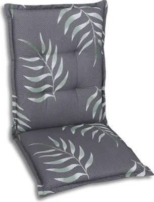 Produktbild von GO-DE Textil, Sesselauflage Mittellehner, Einzelset, Farbe: anthrazit, Maße ca.: 108 cm x 50 cm x 7 cm, Rückenhöhe: 60