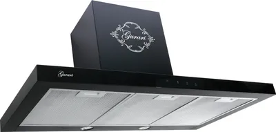 Produktbild von GCH F 462 BL 9 Dunstabzugshaube 90cm 1000m³/h Wandhaube Schwarz Glas TouchControl