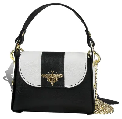Immagine prodotto di borsa Toscanto bianco nero in pelle D2OTT833USW