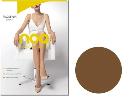 Produktbild von Matte elastische Strumpfhose 20 den SILQUENIA 5 Brasil