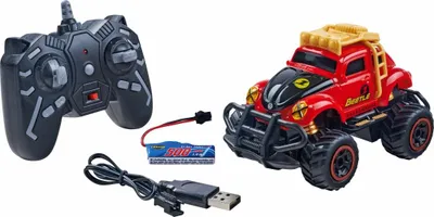 Zdjęcie produktu dla TAMIYA-CARSON Modellbau GmbH & Co. RC 2.4GHz Volkswagen Beetle 1:32 RTR czerwony