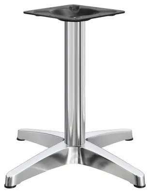 Produktbild von BARCELONA | Bistro Tischgestell | Höhe: 78 cm | Fuß: Ø 66 cm | Silber Alu | Zusatzgewicht | Tischgestell Aluminium, Gastro Tischgestell
