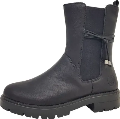 Produktbild von Rieker Kuwait Damenschuhe Stiefel Reißverschluss Schwarz Freizeit, Schuhgröße:38 EU