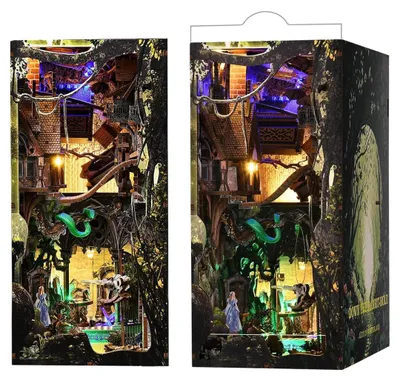 Produktbild von Kaninchenloch (Alice im Wunderland) – Minicity DIY Book Nook Miniaturhaus