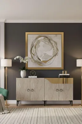 Produktbild von Skye Decor, Hochwertiger Konsolentisch (3 Stück), Saphir-Eiche, 150 cm, 100% Melamin