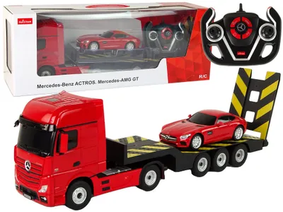 Produktbild von Abschleppwagen R/C Mercedes-Benz 1:26 Rot