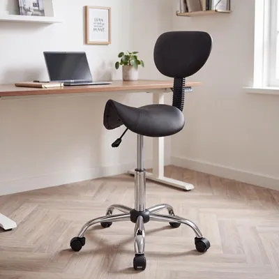 Imagen del producto de Taburete con respaldo, con altura ajustable