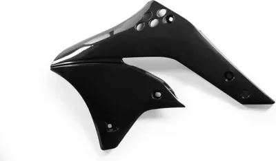 Productafbeelding van ACERBIS zwarte zijpanelen voor de radiator, geschikt voor de KAWASAKI KX 250 F