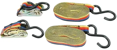 Produktbild von 2er Set Spanngurte Ratsche Haken 5m 25mm Ratschengurte Zurrgurte Sicherung Kfz