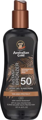 Produktbild von Australian Gold Spray Gel Bronzer Spf50 (237 ml)