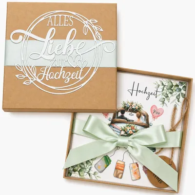 Productafbeelding van Elegante cadeauverpakking voor geldgeschenken bij een bruiloft