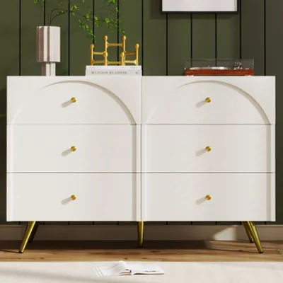 Produktbild von Sideboard,Schubladenkommode Kommode mit 6 Schubladen, Sideboard Highboard für Schlafzimmer & alle Wohnräume