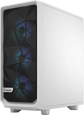 Produktbild von PC Gehäuse FRACTAL DESIGN Meshify 2 Compact RGB White TG Clear Tint, ATX, Kompakt