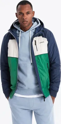 Produktbild von Ombre Clothing Übergangsjacke für Männer Bledin grün-marine L