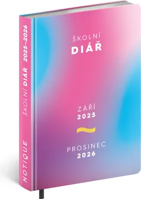 Obrázok produktu pre Školský diár Ružová 2025-2026