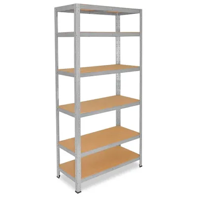 Zdjęcie produktu dla Deco4Home Regał | 6 Poziomów | 220x90x40 cm | Udźwig Półki 175 kg