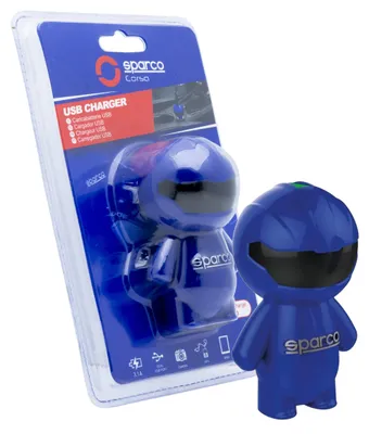 Image de Chargeur de voiture Sparco pour iPhone et iPad avec Quick Charge 3.0 pour tablettes