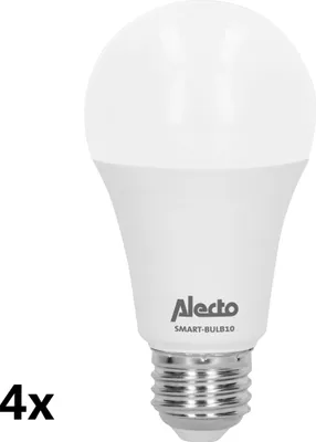 Produktbild von Alecto SMART-BULB10 4-PACK - Smarte WLAN LED-Lampe, 4er-Pack
