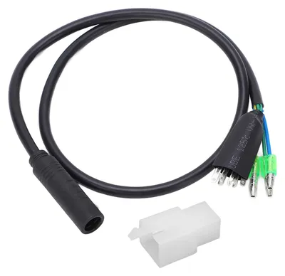 Immagine prodotto di Cavo di prolunga per conversione motore da 600 mm, cavo di conversione a 9 poli, connettore impermeabile, kit per bicicletta elettrica