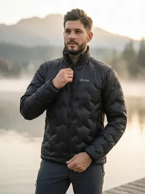 Obrázek produktu pro Pánská zateplená bunda KILPI PAPILON-M UM0153KI ČERNÁ velikost: S, Obrázek vytvořený pomocí AI