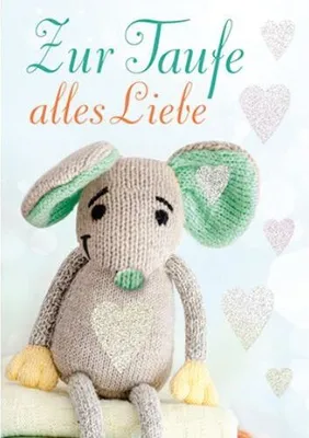 Produktbild von Taufe  MiniKlammerkarte  Blumenkärtchen mit Klammer