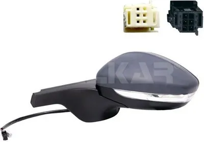 Obrázok produktu pre ALKAR 6145881 Vonkajšie zrkadlo Bočné zrkadlo ľavé pre CITROËN C3 III (SX) Vyhrievané Konvexné Základný náter Elektrické