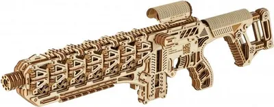 Image de puzzle 3D Fusion X Rifle, WT, bois, 512 pices