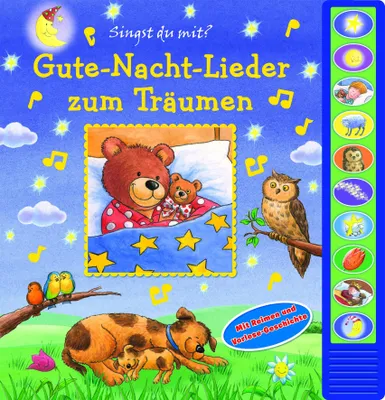 Produktbild von Gute-Nacht-Lieder zum Träumen - Vorlese-Pappbilderbuch mit 1