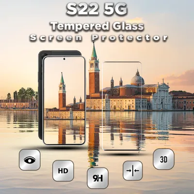 Obrázek produktu pro Samsung Galaxy S22 5G - tvrzené sklo 9H - 3D ochrana displeje v super kvalitě