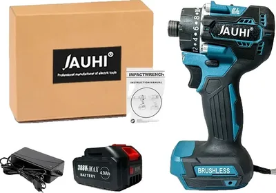 Obrázek produktu pro Elektrický šroubovák, krouticí moment 280 Nm, bezkartáčový motor, 1 baterie-388VF