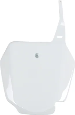Immagine prodotto di Targa portanumero UFO PLAST - Rivestimento per la targa anteriore della Suzuki RM L 85 cc, anni di produzione 2003-2023, colore: bianco OEM
