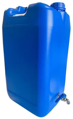 Immagine prodotto di Tanica per acqua - Con rubinetto - 30 litri - Blu