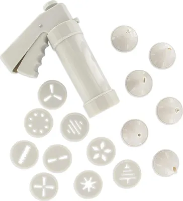 Image de Presse-biscuit et 6 embouts et 10 disques de motifs Zenker Smart Pastry