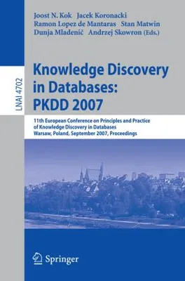 Zdjęcie produktu dla Knowledge Discovery in Databases: PKDD 2007