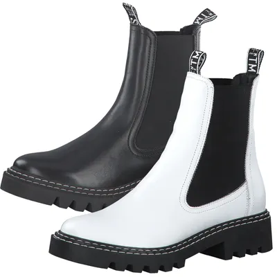 Immagine prodotto di Tamaris donna stivaletti in pelle chelsea boots 1-25455-27, misura:39 EU, colore:Bianco