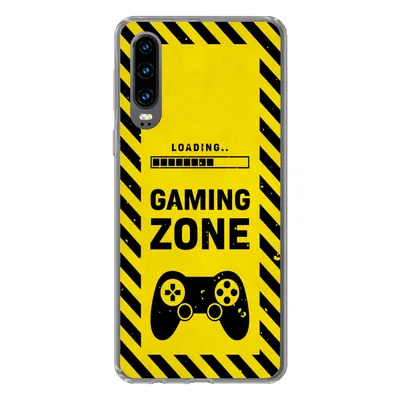 Produktbild von MuchoWow® Handyhülle Schutzhülle Hülle für Huawei P30 Spiele - Zitate - Controller - Spielzone - Spiel Silikon Softcase Handy Hülle - Kartenbesitzer