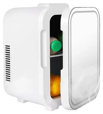 Obrázek produktu pro Mini lednička, přenosný design, duální napájení, BÍLÁ, EU