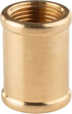 Produktbild von Messing Gewinde-Fitting Muffe 3/8'IG - 3/8'IG (DN 10) - schwere Ausführung