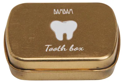 Produktbild von BamBam Zahndose - Gold - 6 cm | BamBam