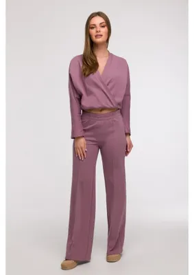 Zdjęcie produktu dla BeWear Damskie spodnie dresowe Aperamo B296 wrzosowe XL