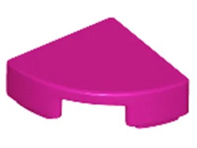 Produktbild von Lego® 1x1 Fliesen Rundecke 25269 - 1 Stück Magenta