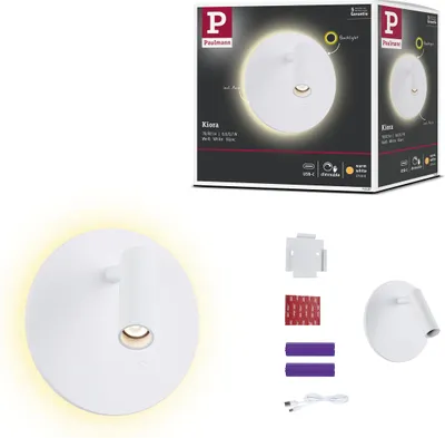 Immagine prodotto di Paulmann Lampada da parete ricaricabile a LED Kiora
