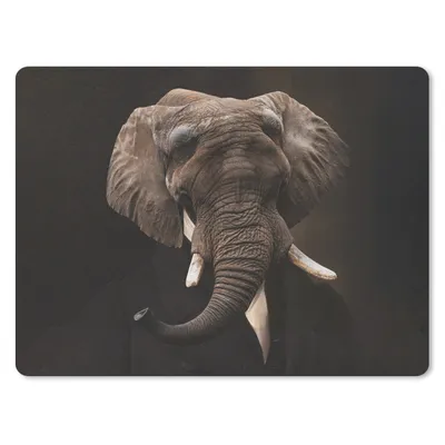 Produktbild von MuchoWow® Mauspad Mousepad Elefant - Malerei - Alte Meister 40x30 cm - Mousepads - Maus Mat - Pad - Mausunterlage - Anti Rutsch