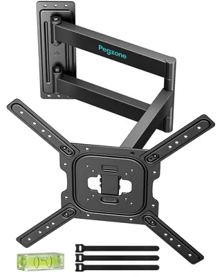 Immagine prodotto di Supporto a parete per televisore, braccio lungo, compatibile con schermi da 63-792 mm (23-75 pollici), capacità massima di 50 kg, standard VESA 400x400